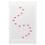 Love Heart Trails writing paper Personalized Stationery
