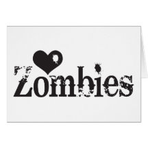 Love (Heart) Zombies Greeting Cards