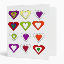Love Hearts Binder