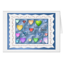 Love Hearts - Greeting Card