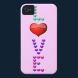 Love Hearts iPhone4 Case casemate cases