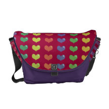 Love Hearts Messenger Bag