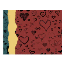 Love Hearts Post Card