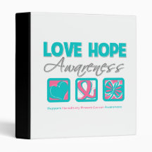 Love Hope Awareness Hereditary Breast Cancer Binder