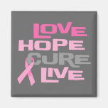 Love Hope Cure Live Magnet