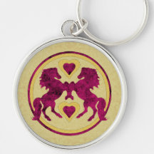 LOVE HORSES KEYCHAINS