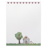 love house home garden marketing letterhead