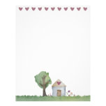 love house home garden marketing letterhead