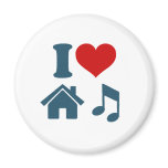 Love House Music magnets