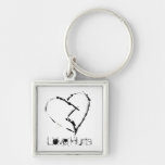 Love Hurts-Broken Heart Key Chain