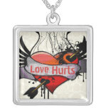 Love Hurts Necklaces Gothic Grunge