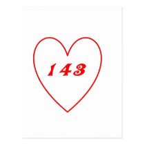 Love, I Love You postcards