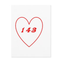 Love, I Love You Post Card