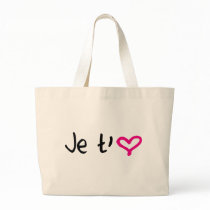 Love - in french canvas bags