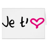 Love - in french cards