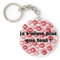 Love - in french keychains