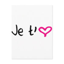 Love - in french post card