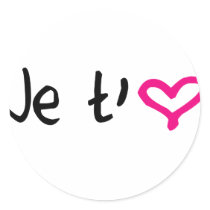 Love - in french stickers