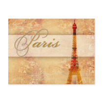 Love in Paris Postcard