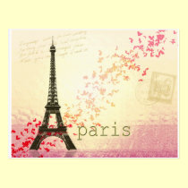 Love in Paris postcards