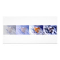 Love in the Cold Personalized Photo Card