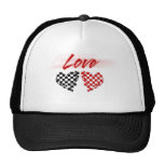 Love in the fast lane -for Nascar fans Trucker Hat