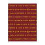 Love international words postcards