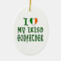 Love Irish Godfather Ornament