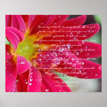 Love is.....1 Corinthians 13 Posters