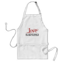 LOVE IS A BATTLEFIELD APRON