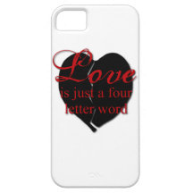 Love Is A Four Letter Word iPhone 5 Cover