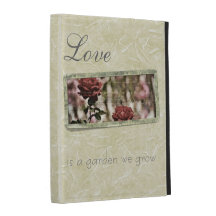 Love is a Garden We Grow Roses iPad Case