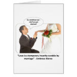 love-is-a-temporary-insanity-curable-by-01 greeting card