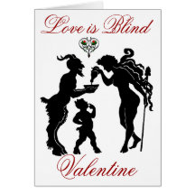 Love is Blind Greeting Card