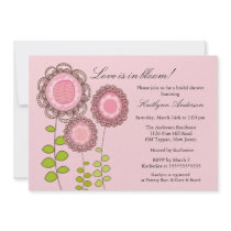 Love is Blooming Bridal Shower Invitation