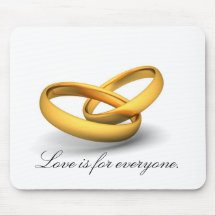 Love Is For Everyone Mousepads