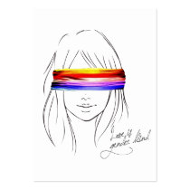 Love Is Gender Blind Business Card Template