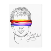 Love Is Gender Blind Postcard