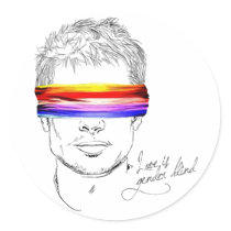 Love Is Gender Blind Sticker