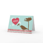 Love Is In The Air Bird Greeting Card