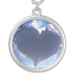 Love is in the Air: Heart Shaped Cloud: Necklace necklaces