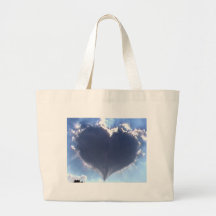 Love is in the Air: Heart Shaped Cloud: Wedding Bags