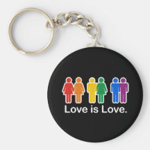 LOVE IS LOVE BASIC KEY CHAINS