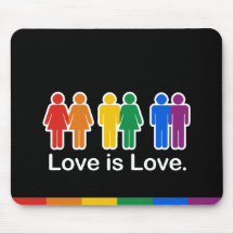 LOVE IS LOVE BASIC MOUSE PAD