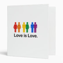 Love is Love Binders
