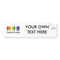 Love is Love. Bumper Sticker