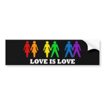 Love is Love Bumper Stickers