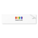 Love is Love bumper stickers