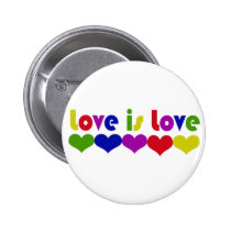 Love is Love buttons