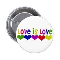 Love is Love buttons